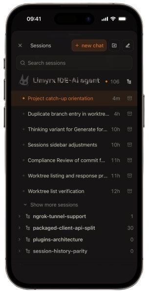 Limyrx Studio IDE على الجوال